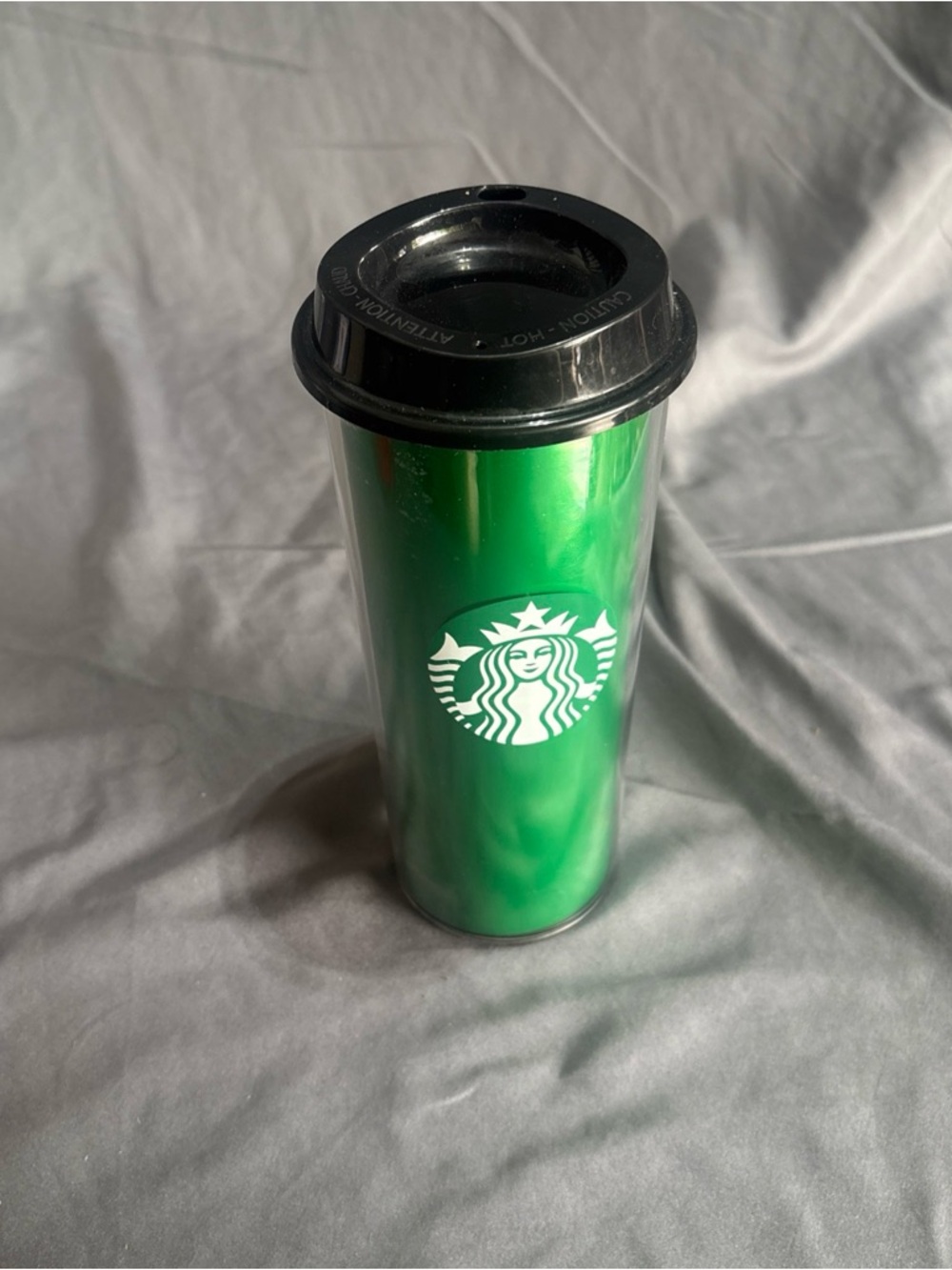 Starbucks 16 oz. Tumbler Travel Mug Green Lid